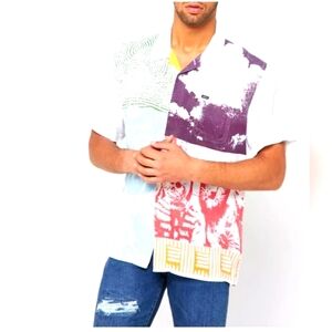 Obey Hitter Woven Shirt Men's Size L